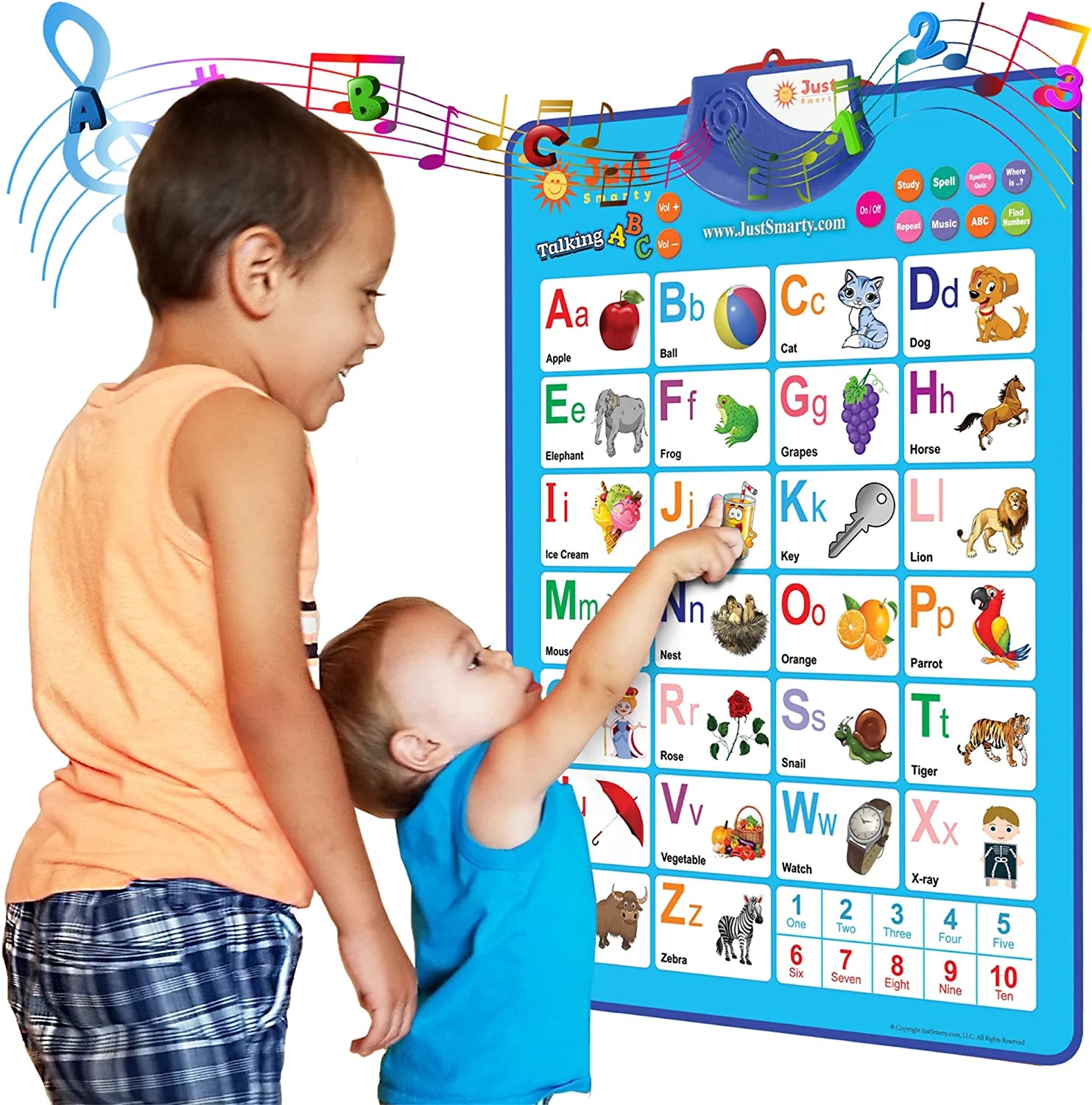 Interactive Alphabet Wall Chart Christmas Gift