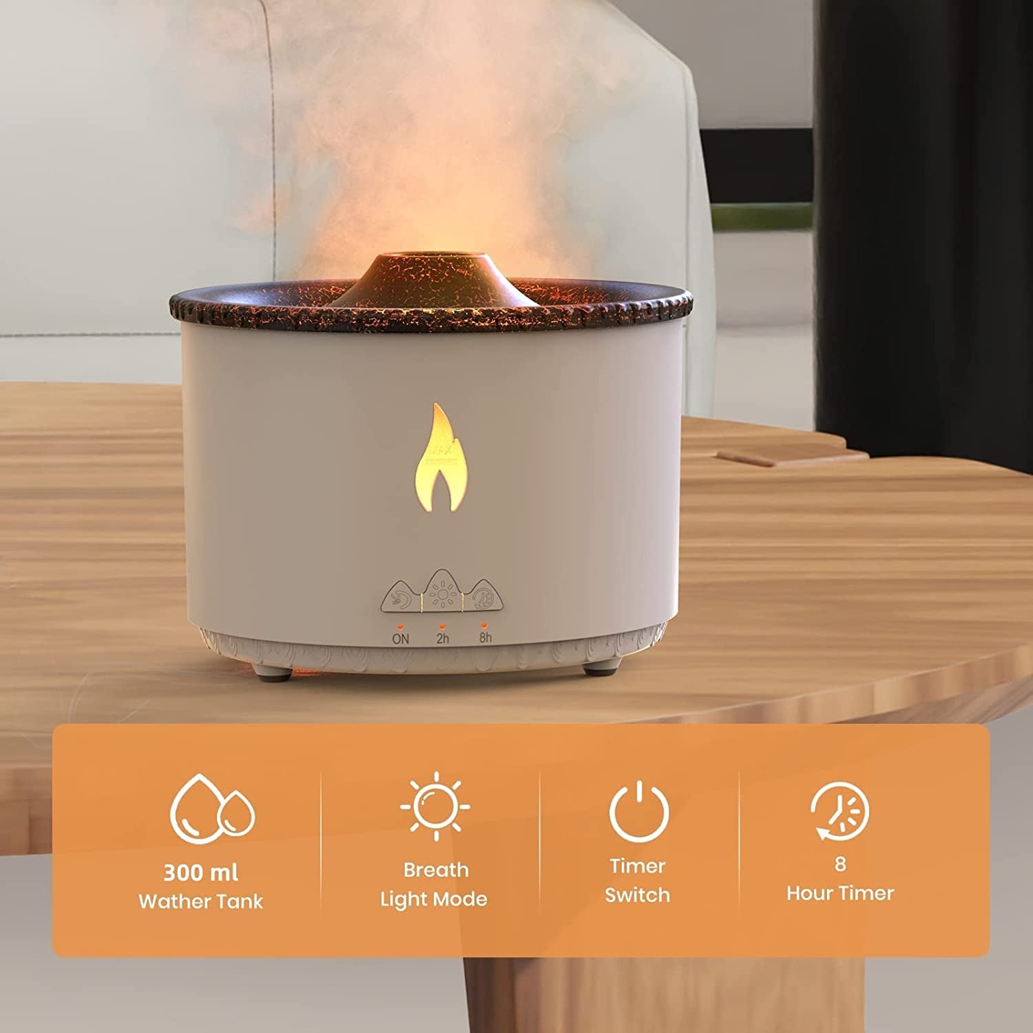 Volcanic Smoke Ring Humidifier