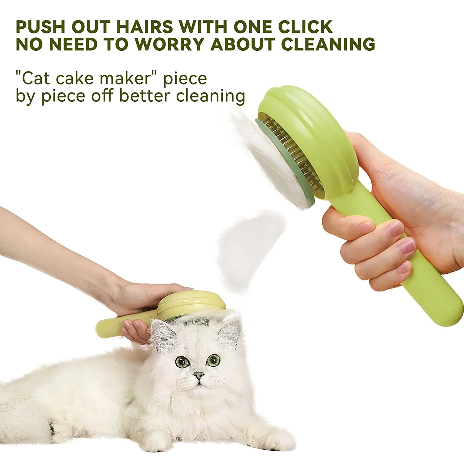 One-key Pet Hair Removal Brush