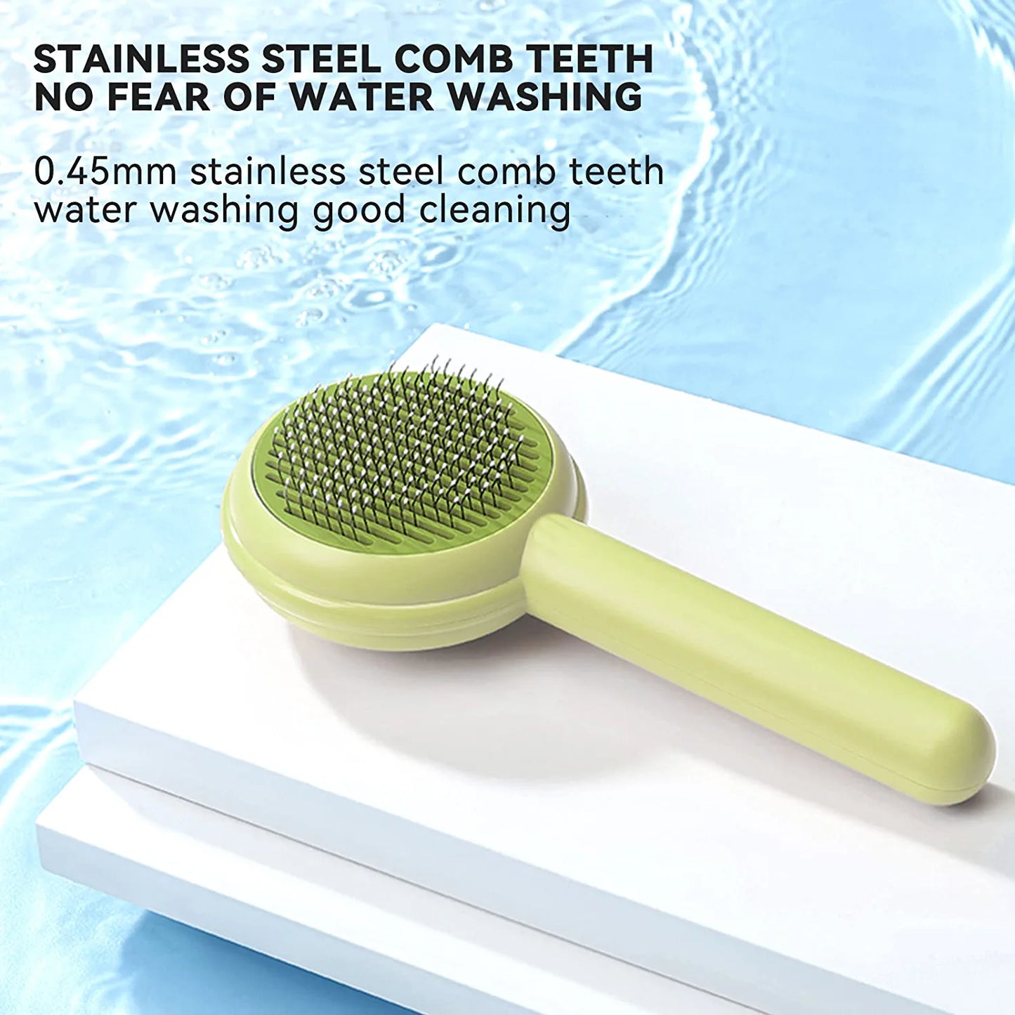 One-key Pet Hair Removal Brush