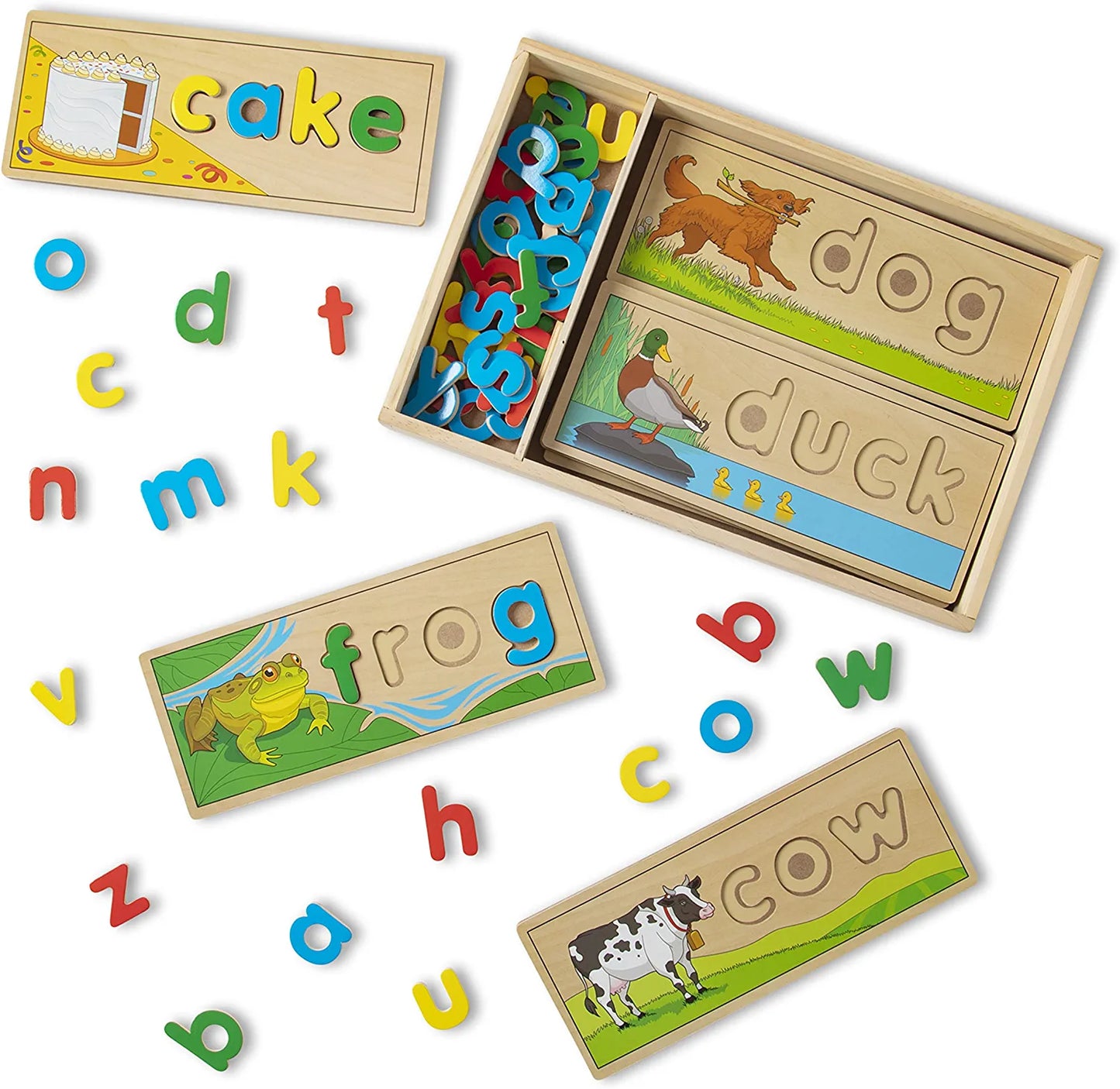 See & Spell Wooden Educational Toy