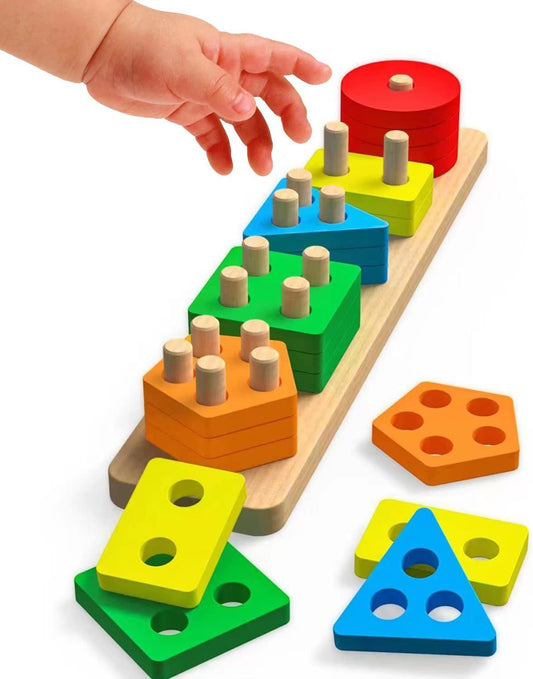 Wooden Sorting & Stacking Educational Toys